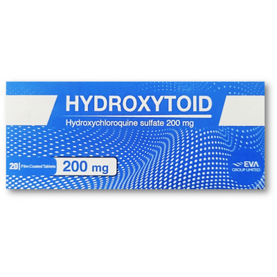 HYDROXYTOID 200 MG ( HYDROXYCHLOROQUINE SULPHATE ) 20 FILM-COATED TABLETS
